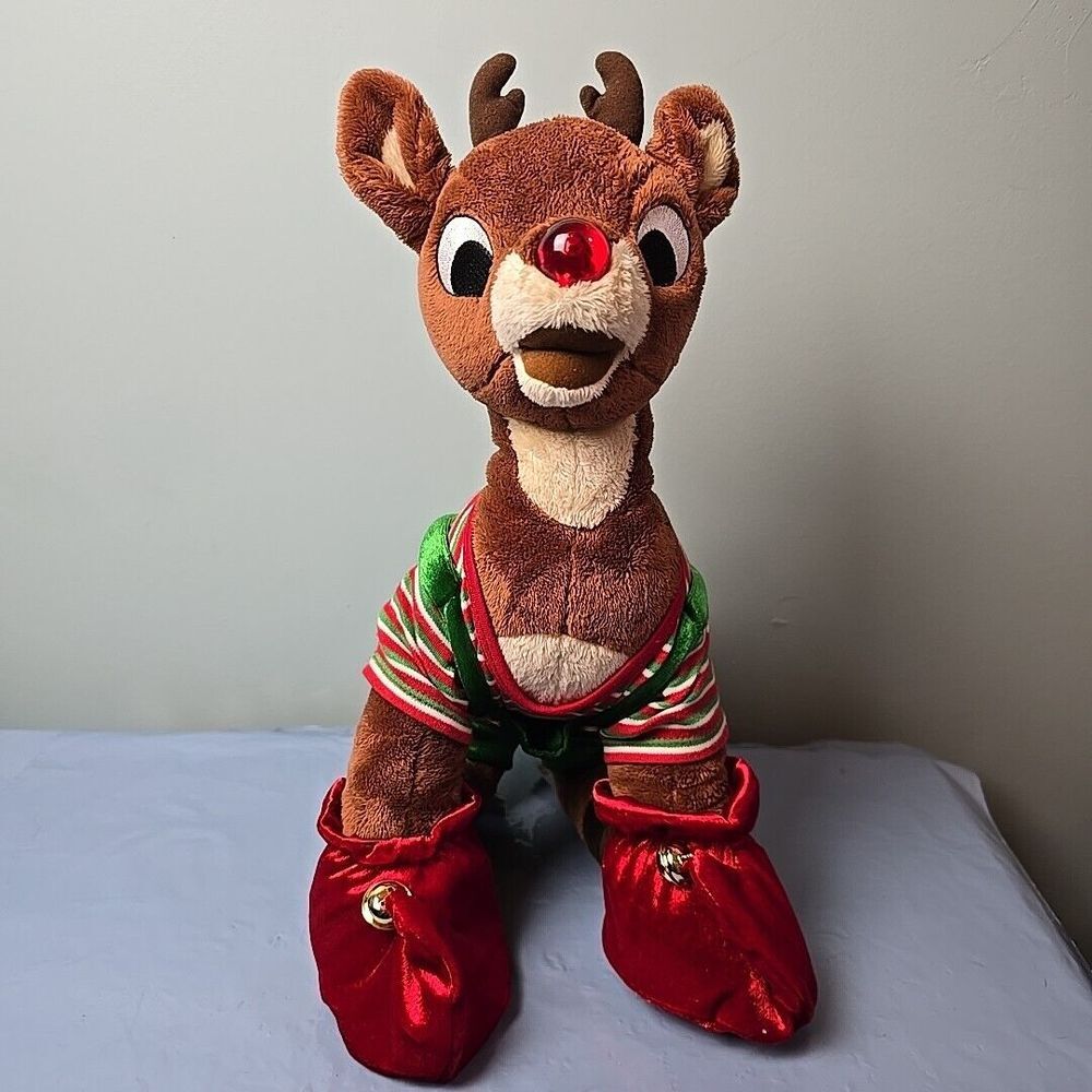 Build a Bear Plush Rudolph the Red Nose Christmas DOES NOT LIGHT‎ UP